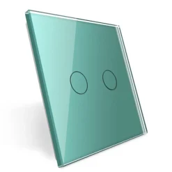 Włącznik dotykowy LIVOLO podwójny EC Wi-Fi zielony (VL-C702EC-68) LIVOLO