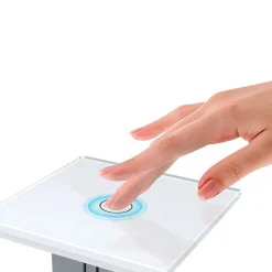 Włącznik dotykowy pojedynczy niskonapięciowy 12V DC z zielonym panelem szklanym (VL-C701C-68) LIVOLO