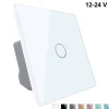 Włącznik dotykowy pojedynczy niskonapięciowy 12V DC z białym panelem szklanym (VL-C701C-61) LIVOLO