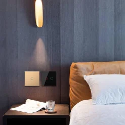 Włącznik dotykowy pojedynczy niskonapięciowy 12V DC z białym panelem szklanym (VL-C701C-61) LIVOLO