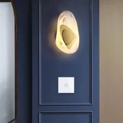 Włącznik podwójny dotykowy, bistabilny (impulsowy, dzwonkowy) z niebieskim panelem szklanym FIBARO (VL-C702IH-69) LIVOLO