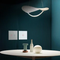 Włącznik podwójny dotykowy, bistabilny (impulsowy, dzwonkowy) ze złotym panelem szklanym FIBARO (VL-C702IH-63) LIVOLO