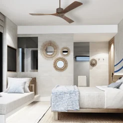 Wentylator sufitowy z mahoniowymi łopatkami (19143 Zambelis) - Zambelis