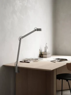 Wielofunkcyjna lampa stołowa NOBU Nordlux LED Metal Szary