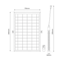 Świetlówka Solarna Jimmy 580lm 6000K (EKO9090) - Eko-Light