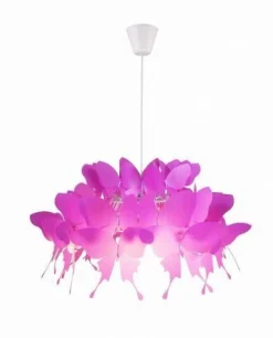 Wisząca Farfalla 1 ciemny róż (LP-3439/1P dark pink) - Light Prestige