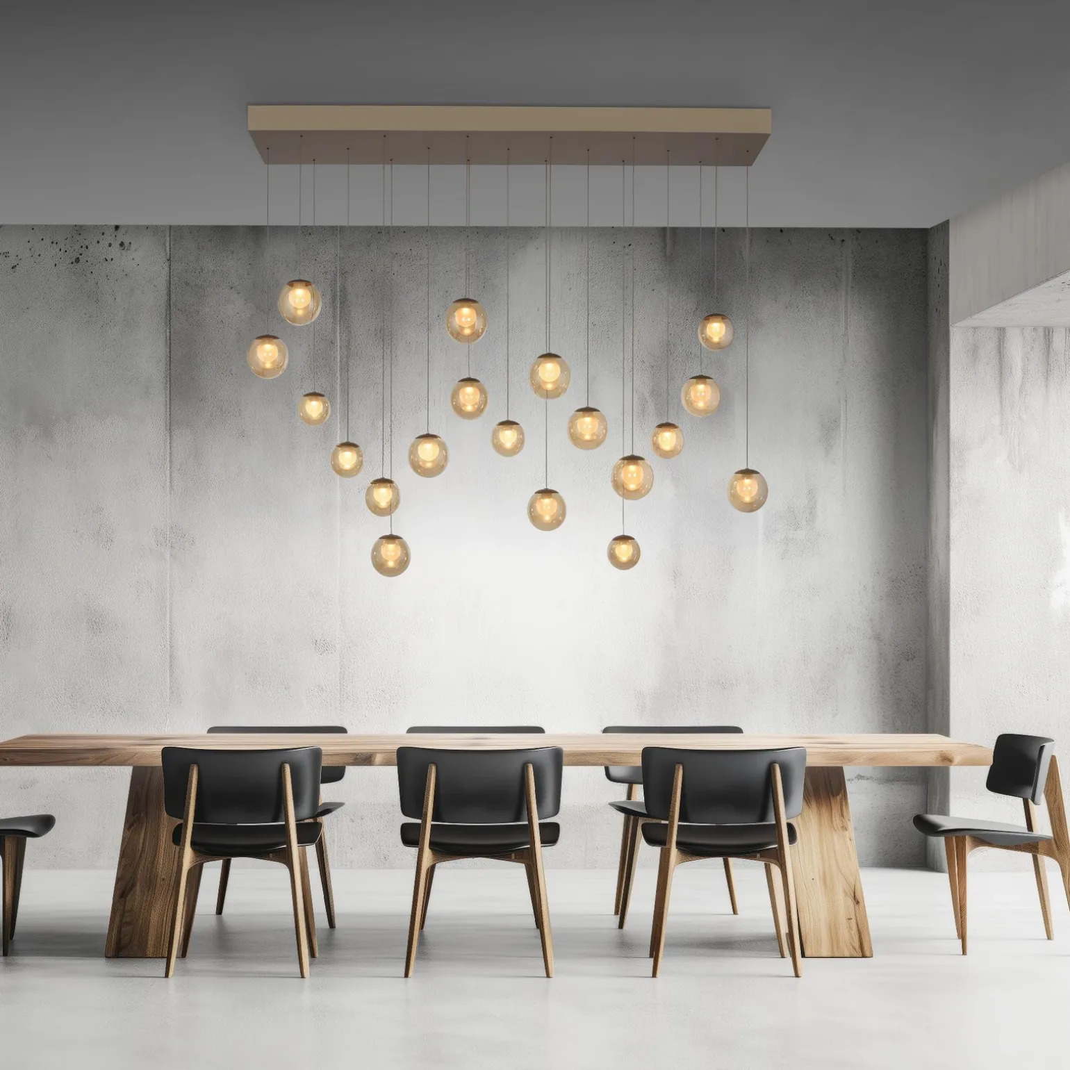 Wisząca lampa na pilota, z regulacją światła i wysokości PURE POPUP BRĄZOWY (2589-97) - Paul Neuhaus