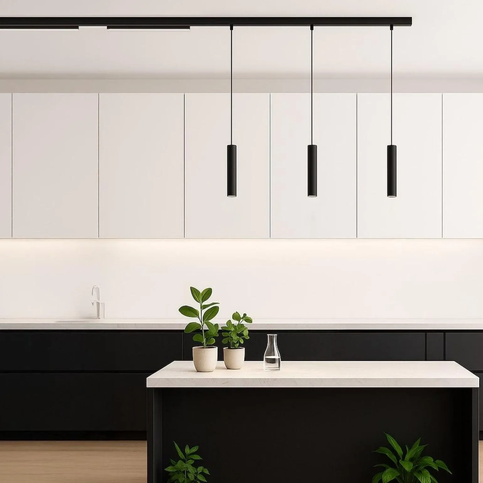 Wisząca lampa na szynę Magnetic track pendant 10mm 7W 3000-6000K (ML2179) - Milagro