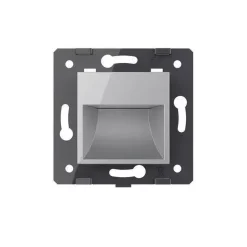 Wkład do oświetlenia schodowego z panelem szklanym srebrny (VL-LS-64) - Livolo