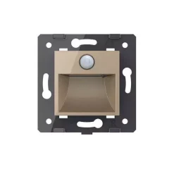 Wkład oświetlenia schodowego z czujką ruchu ze szklanym panelem (VL-LS-PIR-63) - Livolo