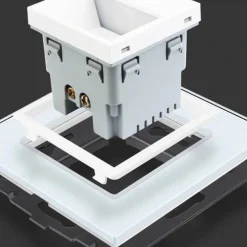 Wkład oświetlenia schodowego z czujką ruchu ze szklanym panelem (VL-LS-PIR-62) - Livolo