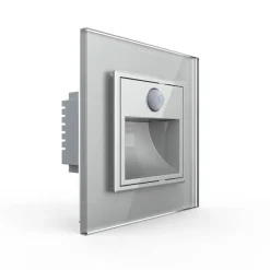 Wkład oświetlenia schodowego z czujką ruchu z panelem szklanym (VL-LS-PIR-64) - Livolo