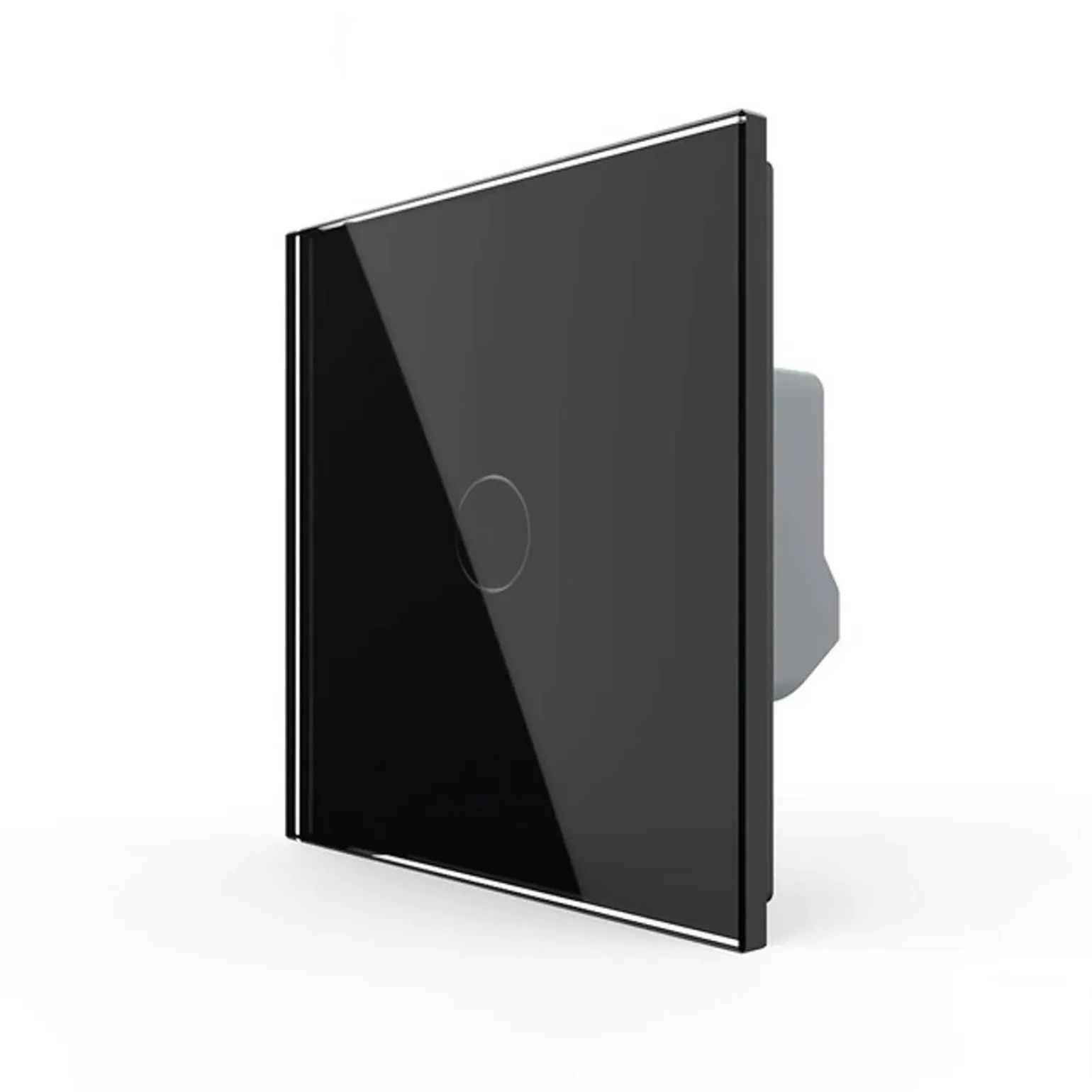 Wkład włącznika dotykowego pojedynczego EC Wi-Fi z czarnym panelem szklanym (VL-C701EC-62) LIVOLO