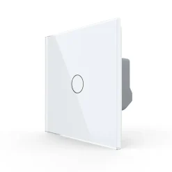 Wkład włącznika dotykowego pojedynczego EC Wi-Fi (schodowo - krzyżowego) z niebieskim panelem szklanym (VL-C701SEC-69) LIVOLO