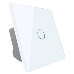 Wkład włącznika dotykowego pojedynczego EC Wi-Fi z białym panelem szklanym (VL-C701EC-61) LIVOLO