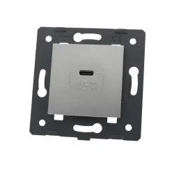 WUSB-CHARGER45W-64 Moduł srebrny szybka ładowarka USB-C 45W