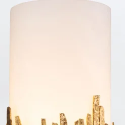 Wyrafinowany kinkiet Sawgrass - 1 źródło światła - Płatkowe złoto (QN-SAWGRASS-1WB-DG-O) - Quintiesse