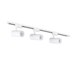 2x Szynoprzewód 0,75 m, zasilanie centralne, 2x zaślepka, 3x reflektor biały Ice SET 1F (LP-732 3W WH SET) - Light Prestige