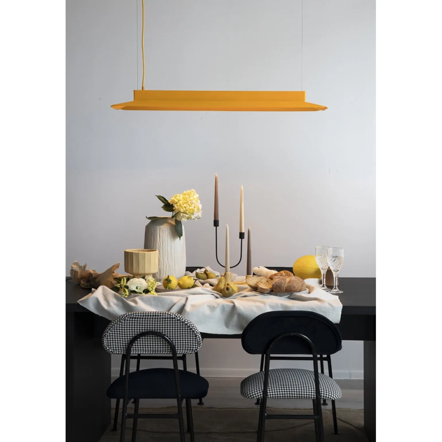 YOTTSU B melonowa sufitowa lampa wisząca (YOB653P02) - Ummo