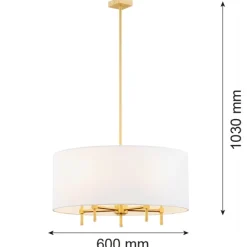 Żyrandol 5 pł. ABBANO (2132) - Argon