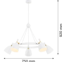 Żyrandol 5 pł. CHARLOTTE (2117) - Argon
