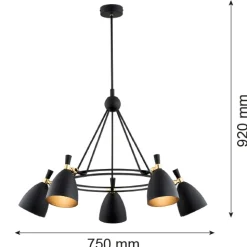 Żyrandol 5 pł. CHARLOTTE (2118) - Argon