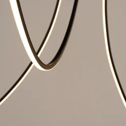 Żyrandol ALVAR 3 czarny LED 3000K (TH.547) - Thoro Lighting