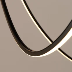 Żyrandol ALVAR 3 czarny LED 3000K (TH.547) - Thoro Lighting