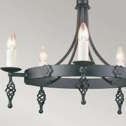 Żyrandol Belfry (BY5-BLACK) - Elstead Lighting