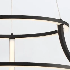 Żyrandol Cadoux - Matowa czerń (QN-CADOUX-P-BK) - Quintiesse