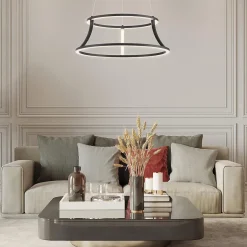 Żyrandol Cadoux - Matowa czerń (QN-CADOUX-P-BK) - Quintiesse