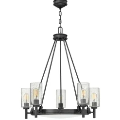Żyrandol Collier - 5 źródeł światła - Zgaszona czerń (HK-COLLIER5-BX) - Elstead Lighting