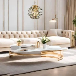 Żyrandol CROWN GOLD 12xE14 (ML0401) - Milagro