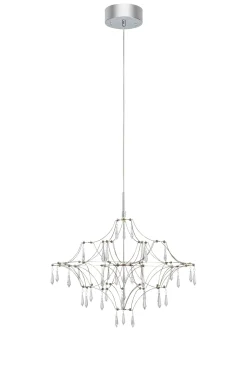 Żyrandol EFESOS 60cm Steel/Clear (108869) Markslojd