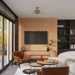 Żyrandol EMBER 3 czarny (SL.1477) - Sollux Lighting