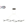 Żyrandol LED 37W 120cm 4000K czarny (XD-LA127B) - Xudo