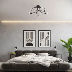 Żyrandol LEVAR 4 czarny (SL.1455) - Sollux Lighting