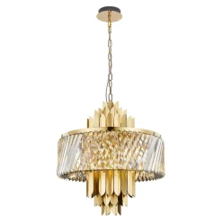 Żyrandol MARGOT GOLD 9xE14 (ML0409) - Milagro