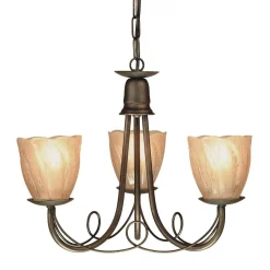 Żyrandol Minster (MN3-BLK-GOLD) - Elstead Lighting