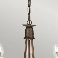 Żyrandol Minster (MN3-BLK-GOLD) - Elstead Lighting