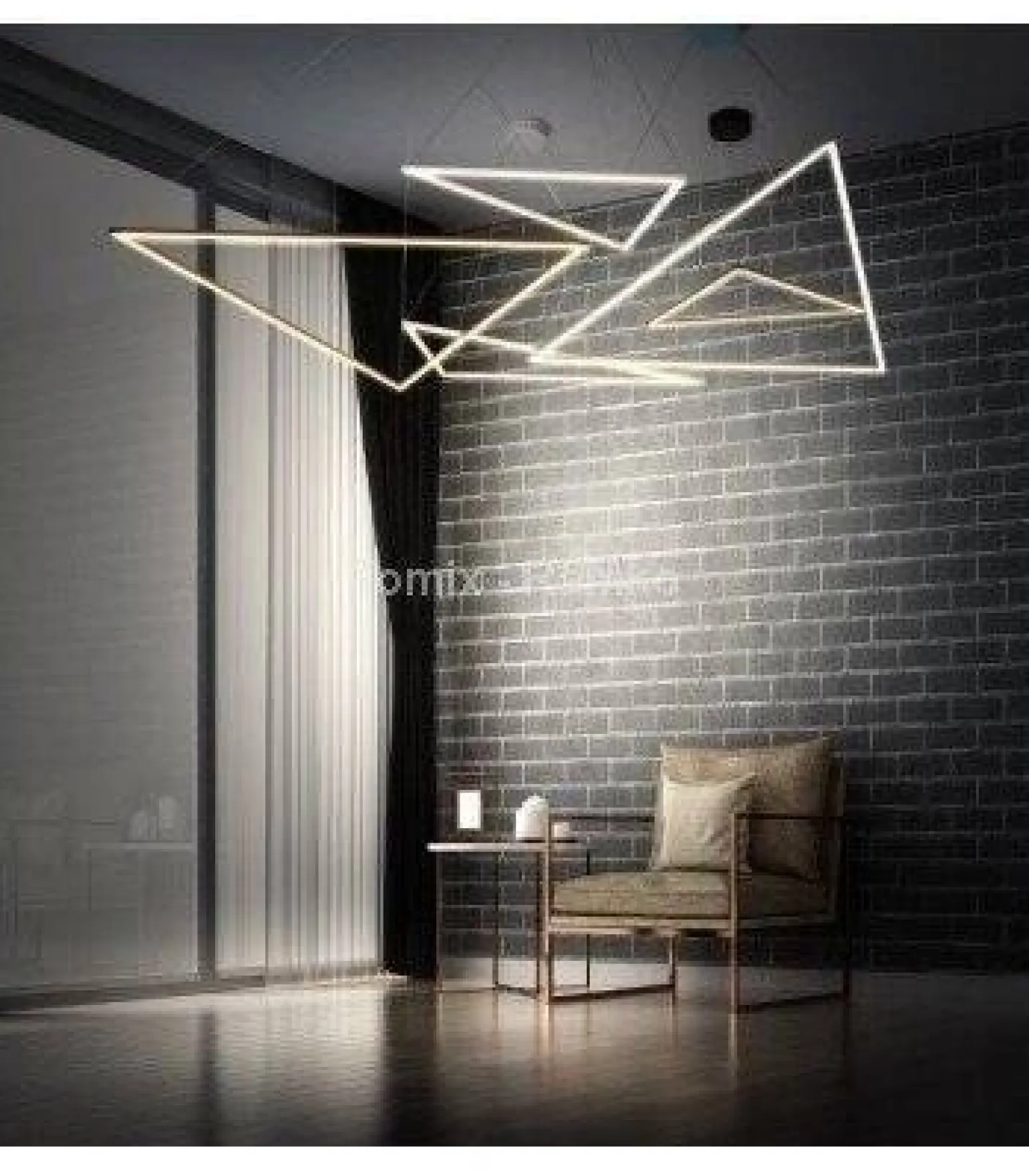 Żyrandol ORIGAMI LED duży (67032 - Ramko) - żyrandol