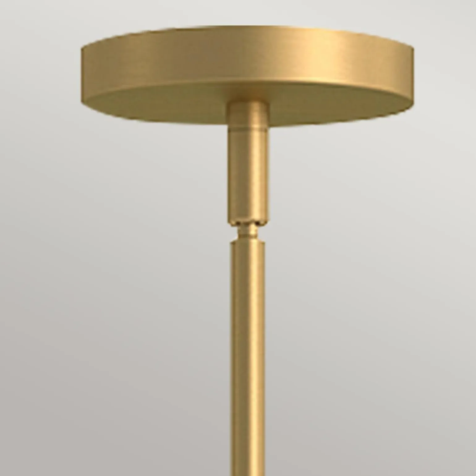 Żyrandol Remyck - 3 źródła światła - Szczotkowane złoto (ALM-REMYCK3-GD) - Elstead Lighting