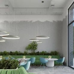 Żyrandol RIO 3 55/78/110 beżowy LED 3000K (TH.358) - Thoro Lighting