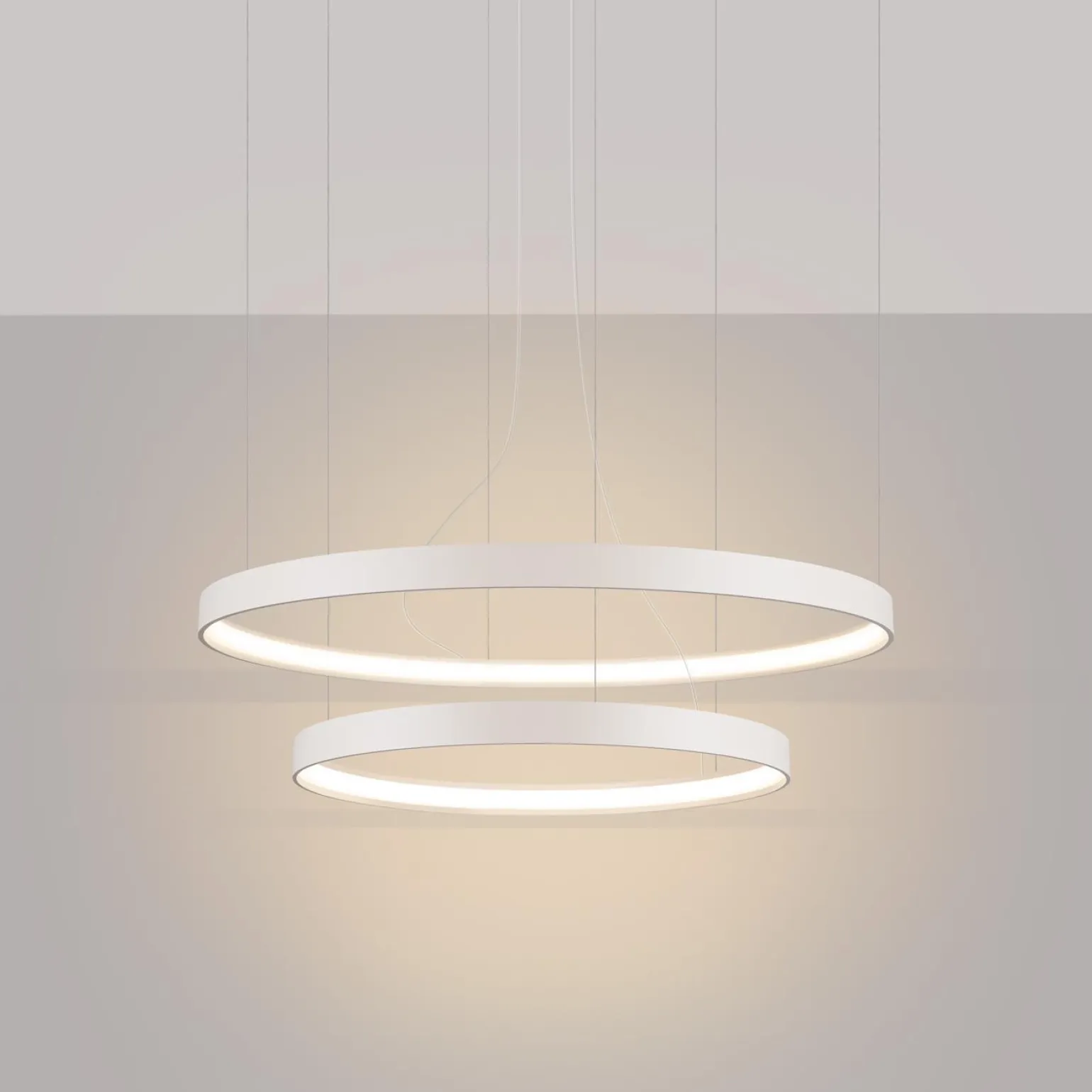 Żyrandol RIO 2 55/78 beżowy LED 3000K (TH.357) - Thoro Lighting