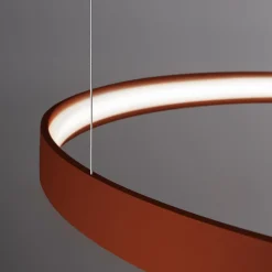 Żyrandol RIO 2 55/78 ochra czerwona LED 4000K (TH.403) - Thoro Lighting