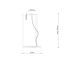 Żyrandol RIO 55 beżowy LED 4000K (TH.354) - Thoro Lighting