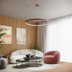 Żyrandol RIO 55 ochra czerwona LED 4000K (TH.398) - Thoro Lighting