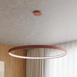 Żyrandol RIO 55 ochra czerwona LED 4000K (TH.398) - Thoro Lighting