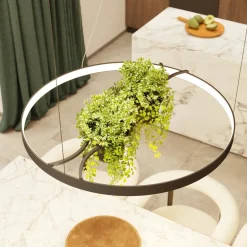 Żyrandol RIO BIO 110 czarny LED 4000K (TH.556) - Thoro Lighting