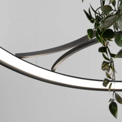 Żyrandol RIO BIO 110 czarny LED 4000K (TH.556) - Thoro Lighting